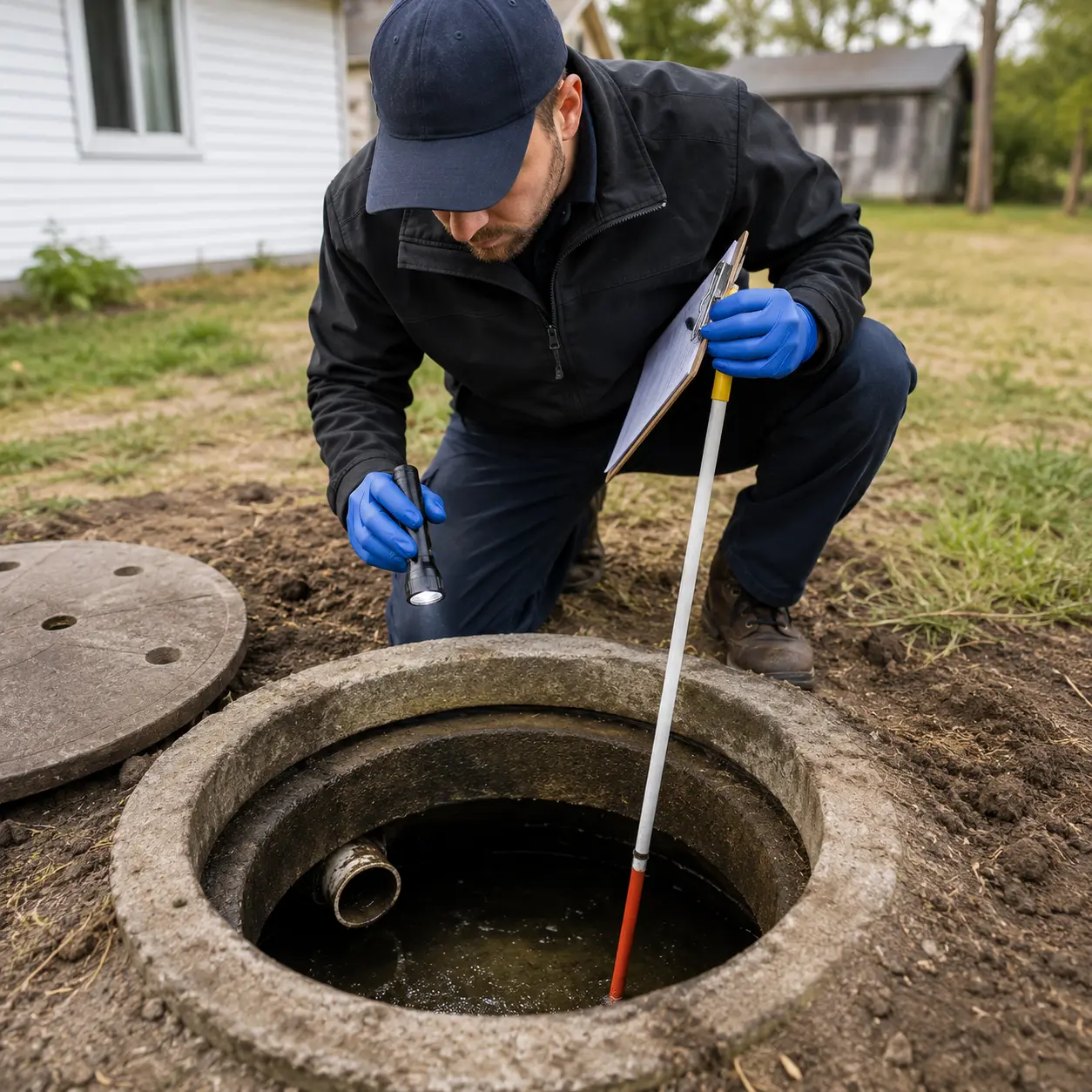 Professional septic inspection Pelham Ontario